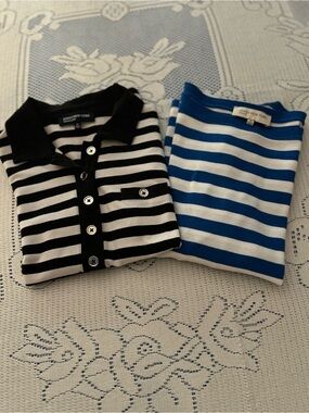 Jones of New York Two Cotton Knit Women’s Shirts